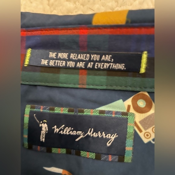 New William Murray Golf Caddy Shack Shirt Large - Picture 7 of 10